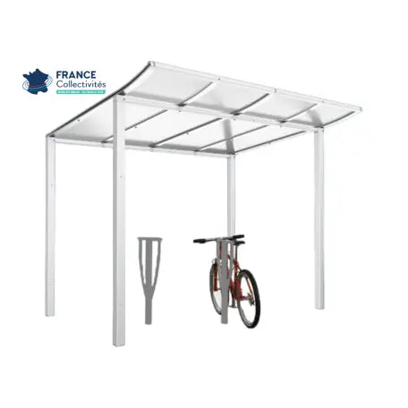 Pack abri vélos Modulo + appuis au choix - 4 places Procity