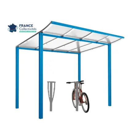 Pack abri vélos Modulo + appuis au choix - 4 places Procity