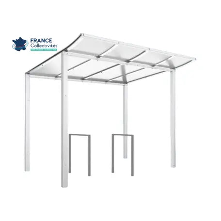 Pack abri vélos Modulo + appuis au choix - 4 places Procity