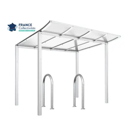 Pack abri vélos Modulo + appuis au choix - 4 places Procity