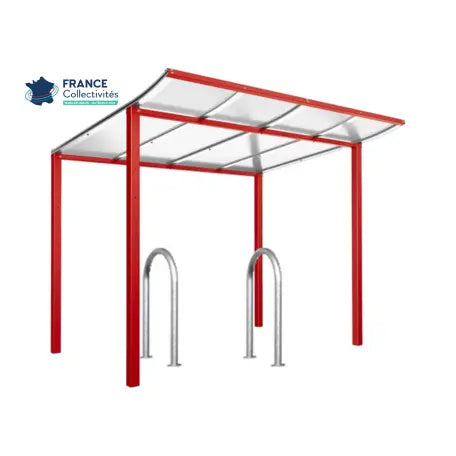 Pack abri vélos Modulo + appuis au choix - 4 places Procity
