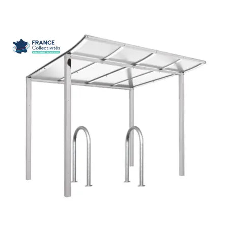 Pack abri vélos Modulo + appuis au choix - 4 places Procity