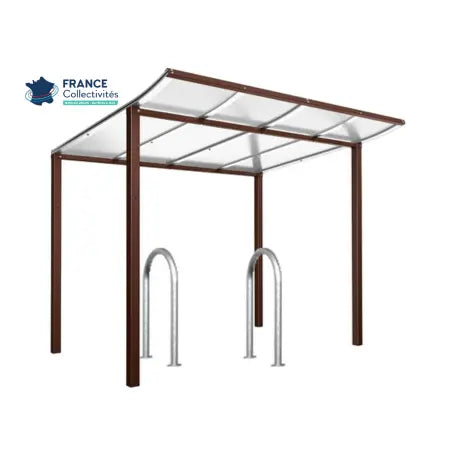 Pack abri vélos Modulo + appuis au choix - 4 places Procity
