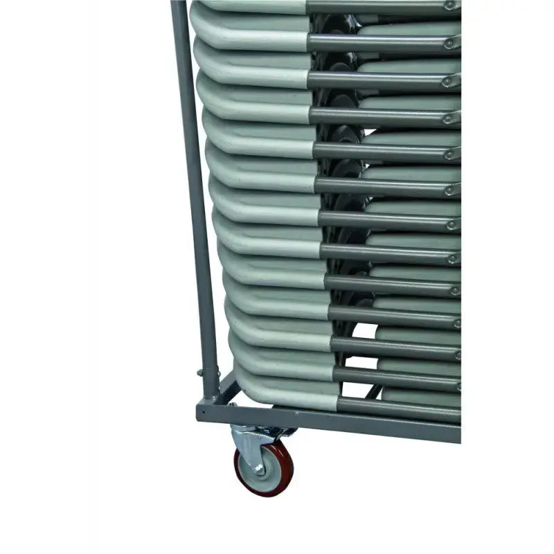 Roulettes polyuréthane avec frein du chariot Norman pour chaises pliantes