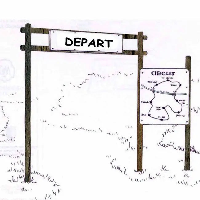 Panneau Départ et information france collectivités