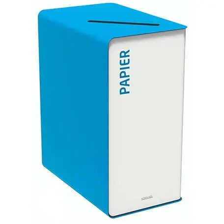 Corbeille pour tri sélectif support sac sur glissière 75L et 90L Cubatri - France Collectivités