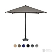Parasol alu 250 x 250 cm tube ø 48 cm Eolo france collectivités