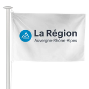 Pavillon de la région Auvergne-Rhône-Alpes à hisser sur mât