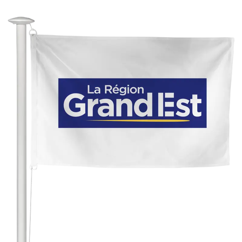 Pavillon de la région Grand Est à hisser sur mât