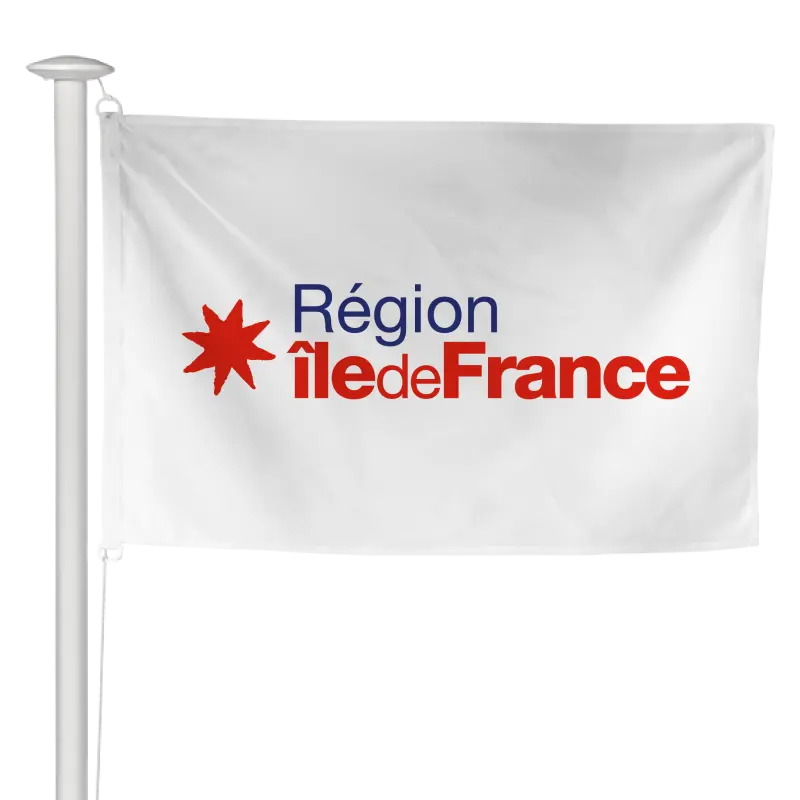 Pavillon de la région Île-de-France à hisser sur mât