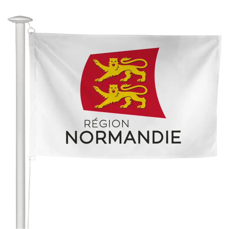 Pavillon de la région Normandie à hisser sur mât