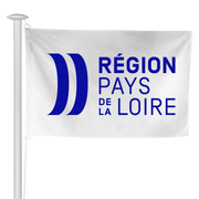 Pavillon de la région Pays de la Loire à hisser sur mât