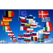 Pavillons Officiels des Pays de l'Europe à hisser france collectivités