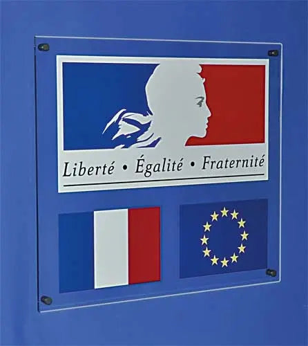 Pavoisement des établissements scolaires ou administratifs (format 75 x 65 cm) france collectivités