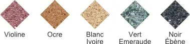 Banc béton platane