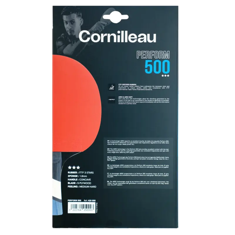 Perform 500, raquette d'entraînement pour clubs et sections sportives