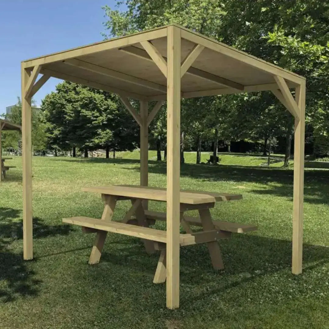 Pergola en bois Turin - France Collectivités