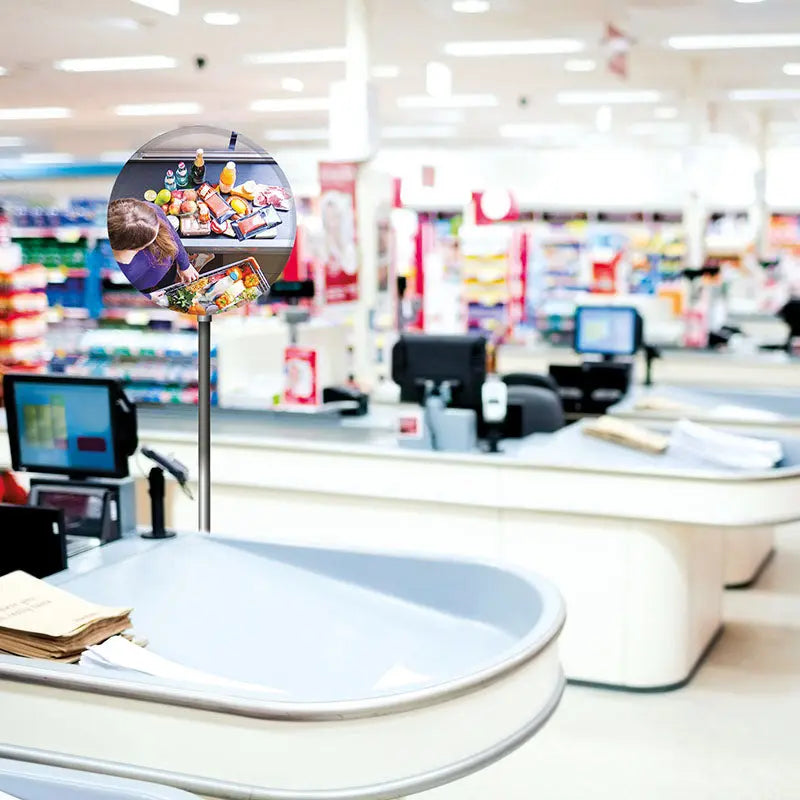 Petits miroirs convexes de surveillance pour magasin, caisse et comptoir d'accueil