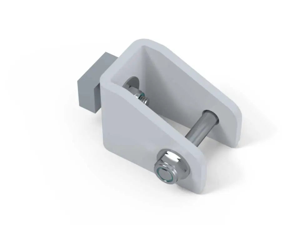 Pièces de fixation pour relevage de filet, buts acier Ø 90 / 102 mm ou aluminium