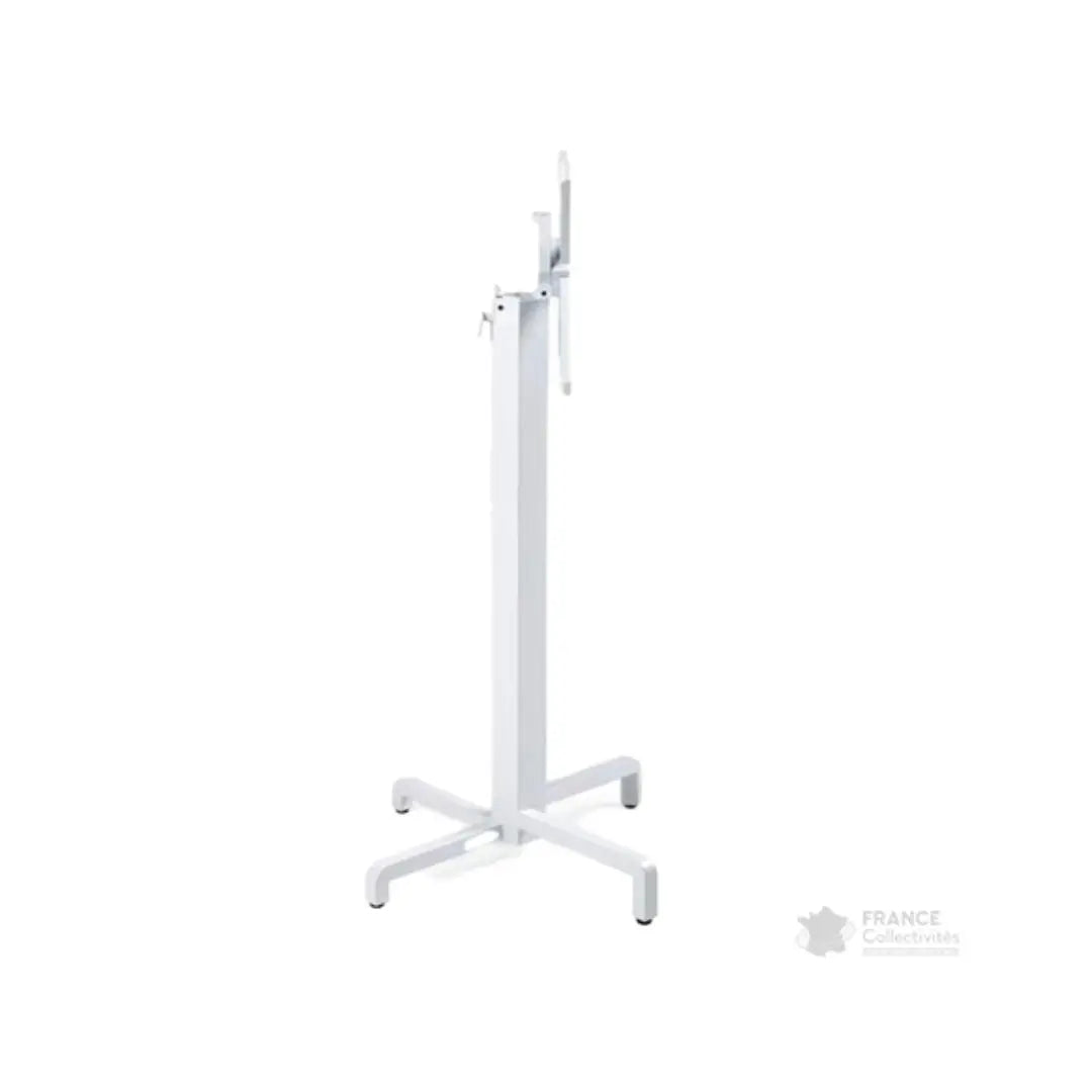 Pied central basculant en alu pour mange-debout Ibisco france collectivités