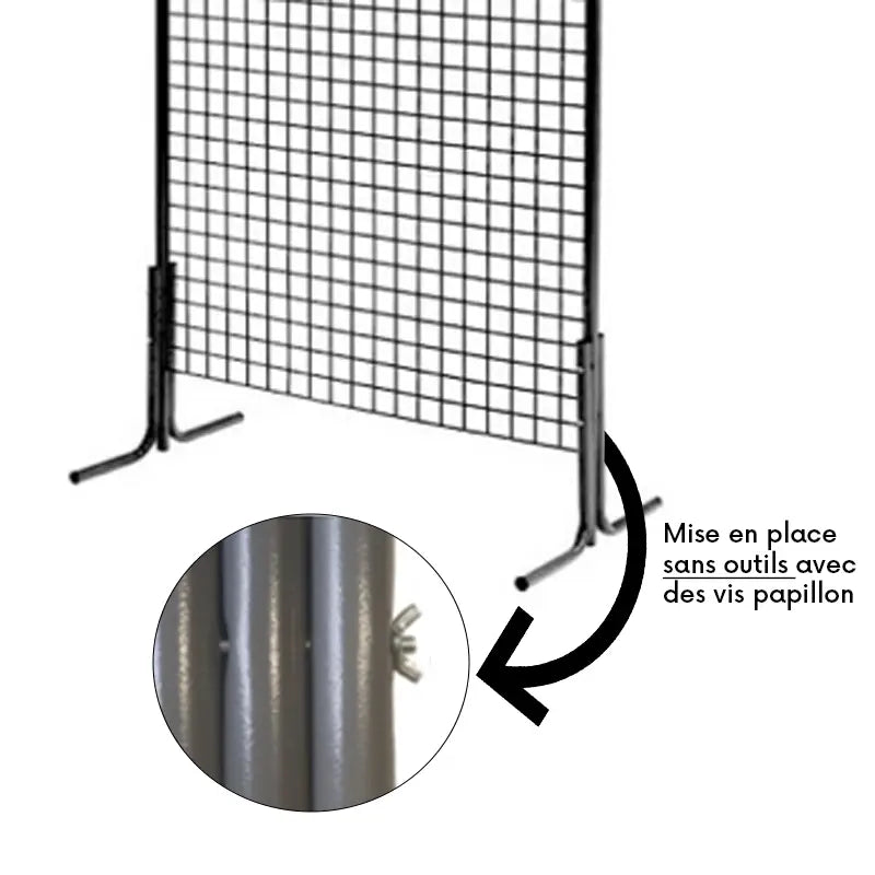 Grilles d'expositions 2 m x 1 m france collectivités