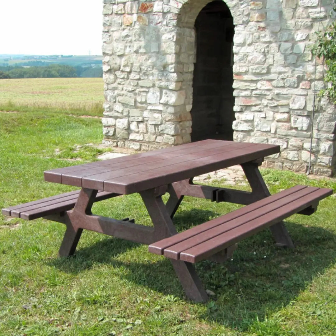 Table de pique-nique en plastique recyclé Isola