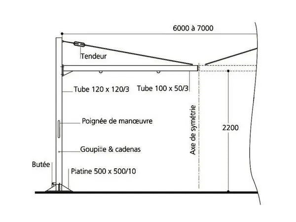 Portique tournant 5-7 m et 7-12 m - France Collectivités