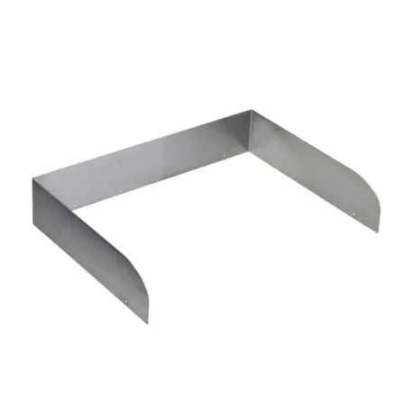Borne à déchets à trappe basculante en inox 120L MEC