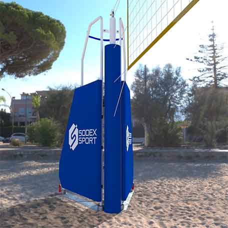Podium d'arbitre pour compétition de volley france collectivités
