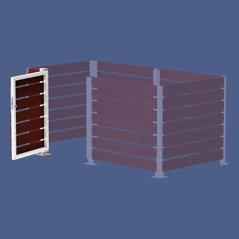 Porte en stratifié compact pour cache conteneurs Modulable