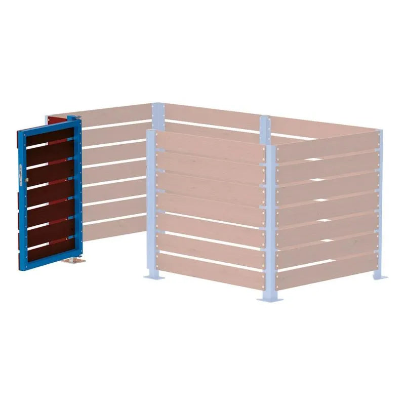 Porte en stratifié compact pour cache conteneurs Modulable