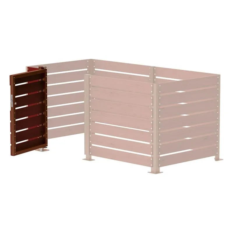 Porte en stratifié compact pour cache conteneurs Modulable