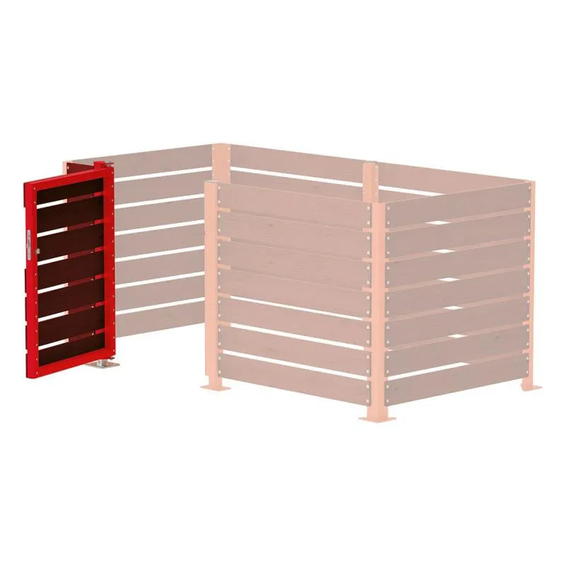 Porte en stratifié compact pour cache conteneurs Modulable