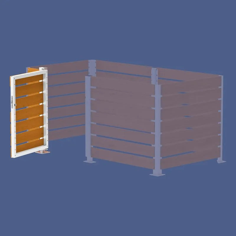Porte en stratifié compact pour cache conteneurs Modulable