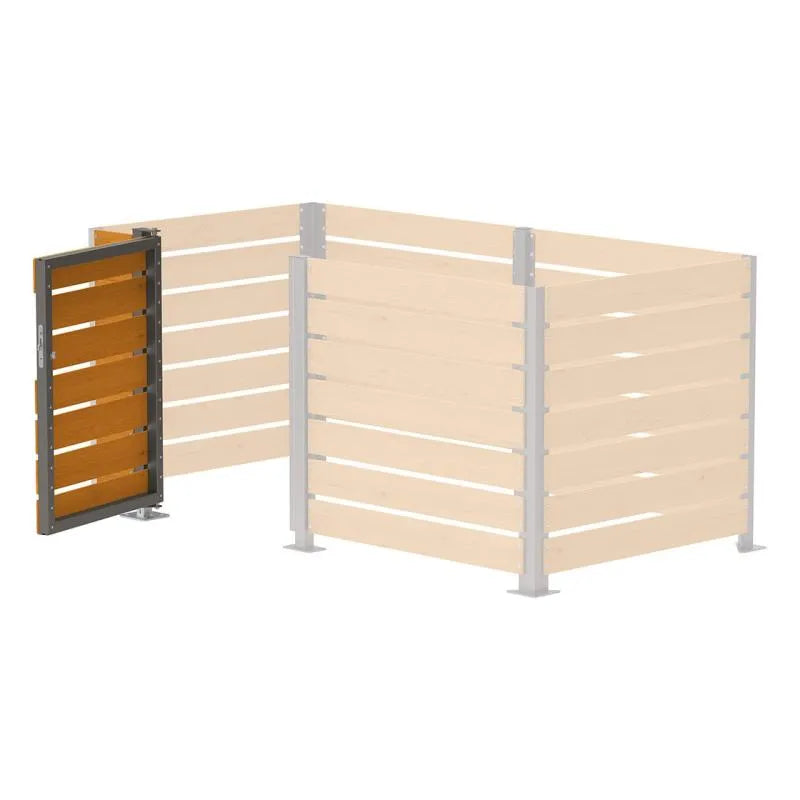 Porte en stratifié compact pour cache conteneurs Modulable