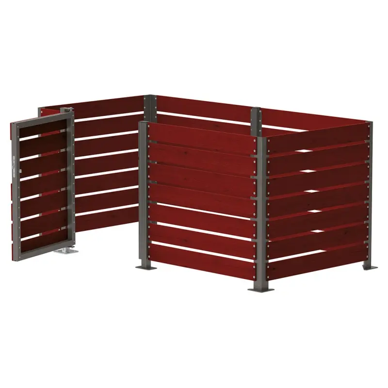 Porte en stratifié compact pour cache conteneurs Modulable