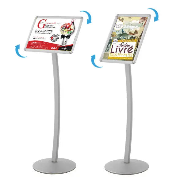 Porte-messages Cadro-clic A4 et A3 courbés france collectivités