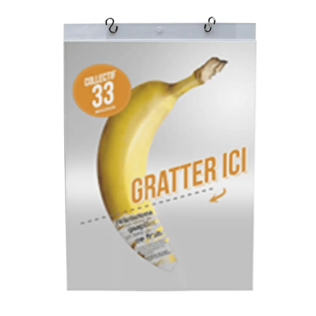 Porte-visuels en plexiglass pour grilles d'exposition – Formats A5, A4, A3, A1 – Accrochage rapide france collectivités