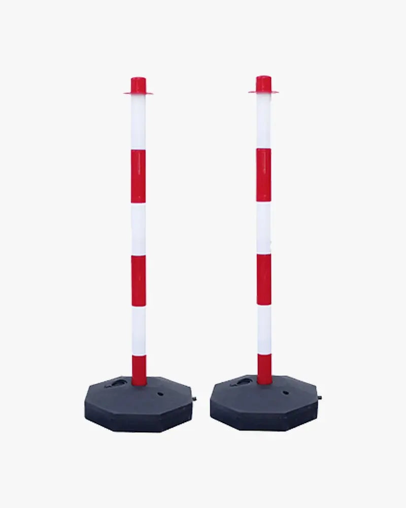 Lot de 2 poteaux plastiques de balisage économique - France Collectivités