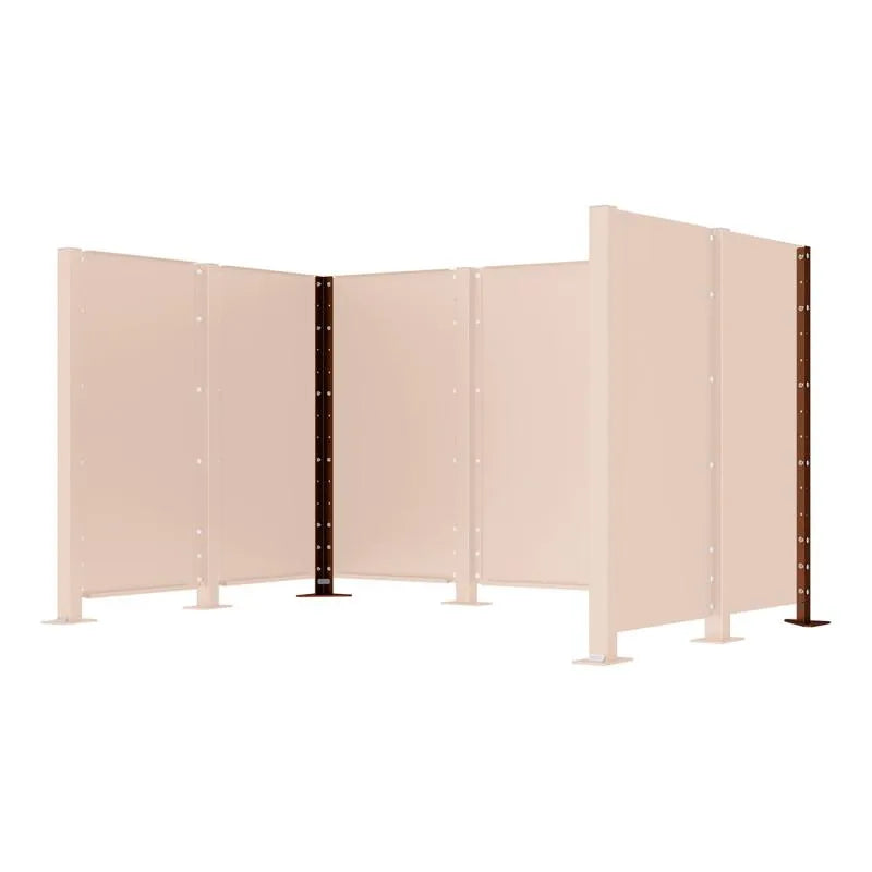 Poteau pour cache-conteneurs modulable Procity