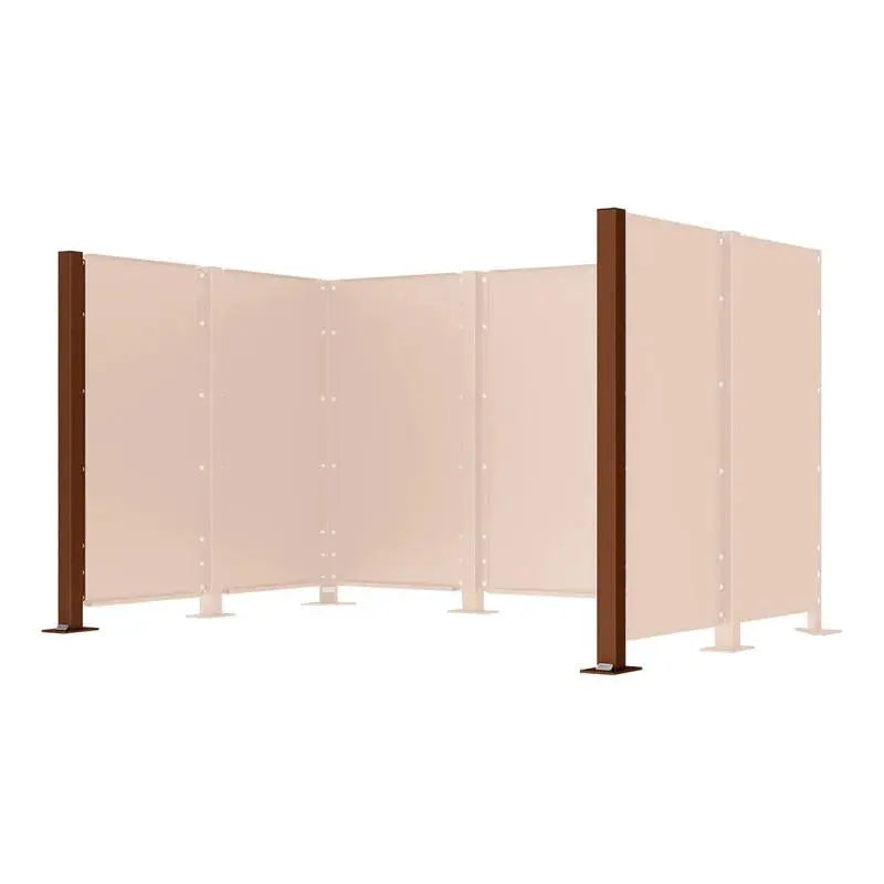 Poteau pour cache-conteneurs modulable Procity
