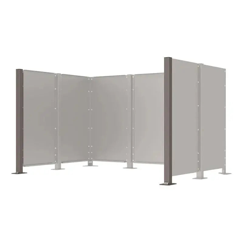 Poteau pour cache-conteneurs modulable Procity
