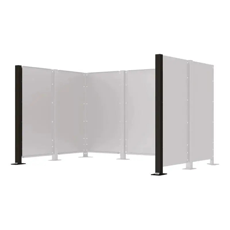 Poteau pour cache-conteneurs modulable Procity