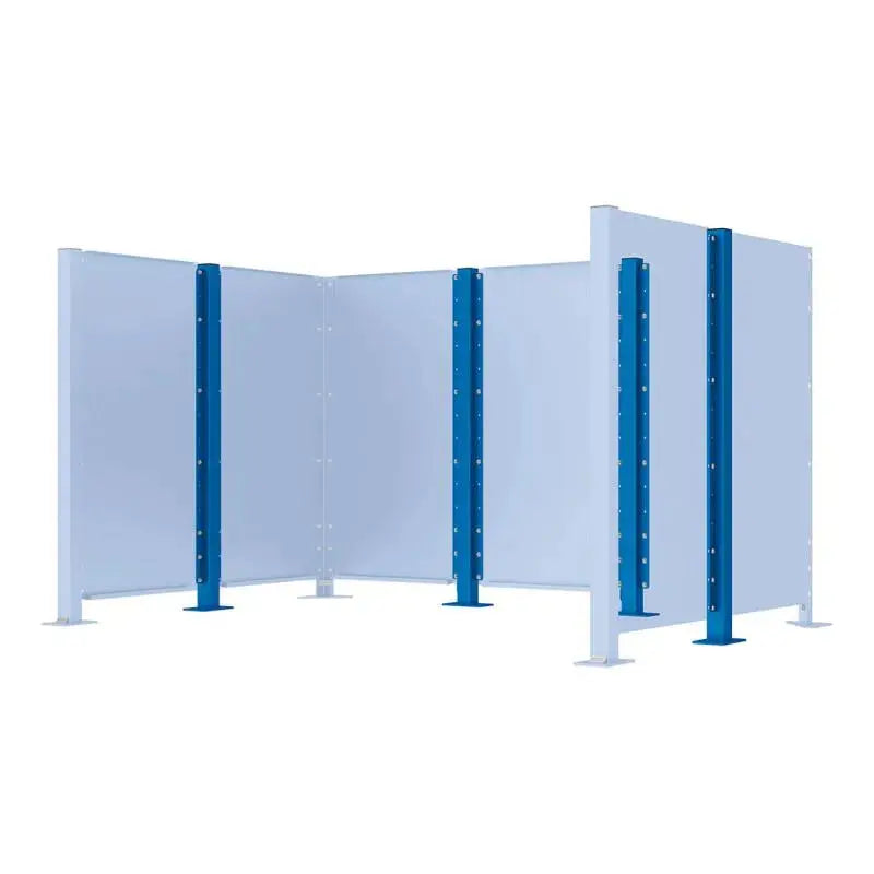 Poteau pour cache-conteneurs modulable Procity