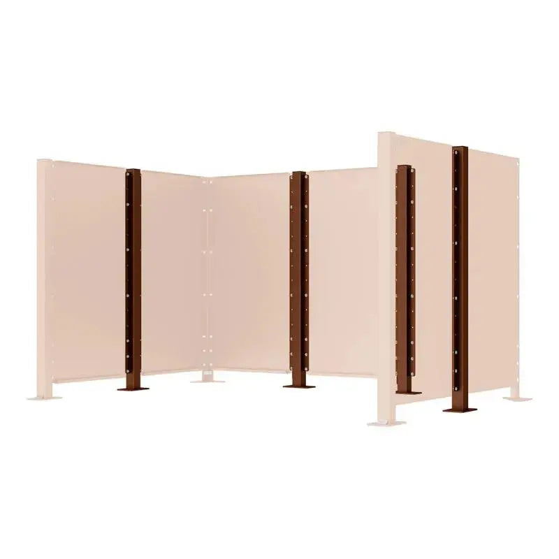 Poteau pour cache-conteneurs modulable Procity