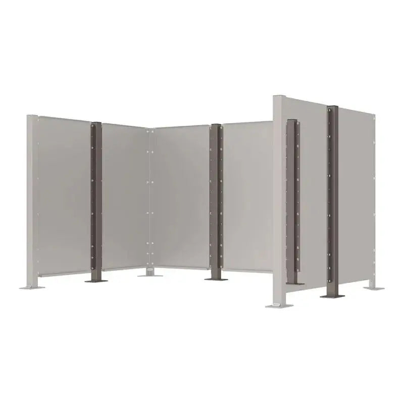 Poteau pour cache-conteneurs modulable Procity