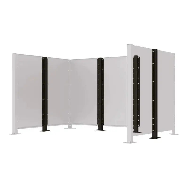 Poteau pour cache-conteneurs modulable Procity