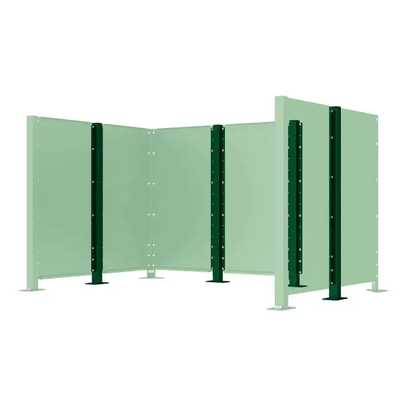 Poteau pour cache-conteneurs modulable Procity