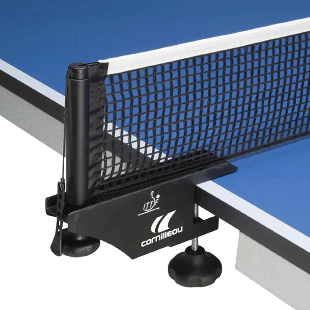 Ensemble démontable Compétition Cornilleau, poteaux acier et filet de tennis de table