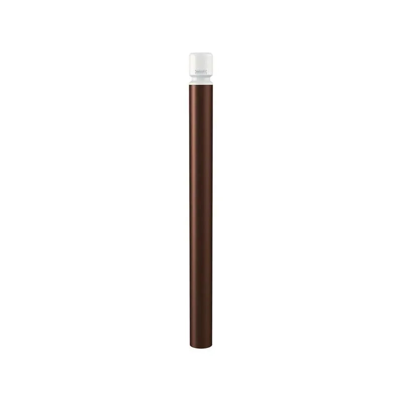 Potelet haute visibilité PMR diamètre 102 mm marron